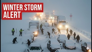 Historic Polar Vortex Storm: 18-36" Snow Swath Buries 40 US States & Ontario, I-90 & Hwy 11 Closed