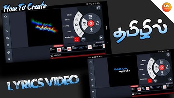 How to Create Trending WhatsApp Status Lyrics Video New Style Animations in Tamil Tutorial |MVCTamil