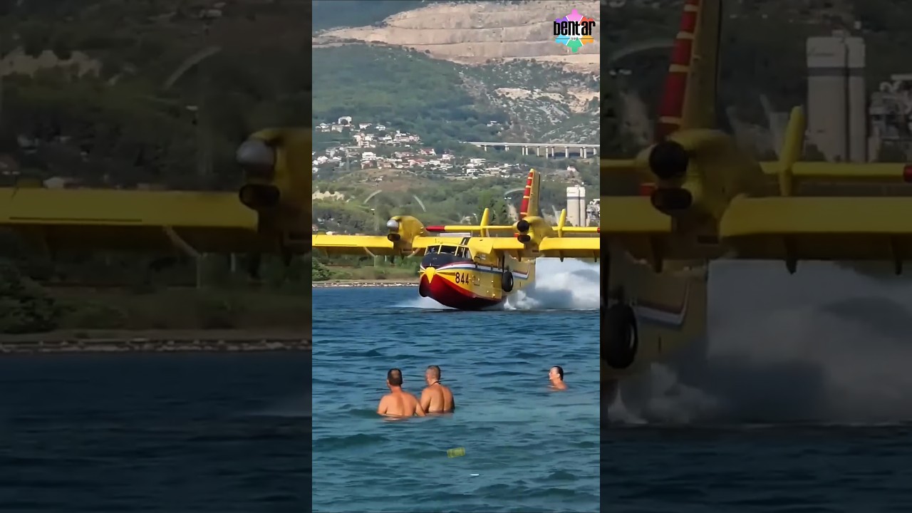 pesawat pem bom air 💦 