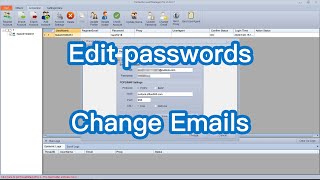 Auto edit Twitter accounts' passwords | change emails - TwitterAccountManager