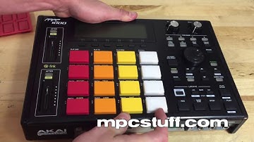 Akai MPC1000 / MPK / 500 - 808 Style Multi Color Thick Fat Pads - MPCstuff.com