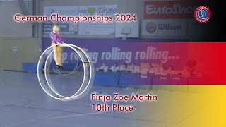 Finja Zoe Martin German Championships 2023 in Gymwheel All Arround Woman 10th Place