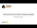 FH #279: Notional Machines for Modern Scripting Languages