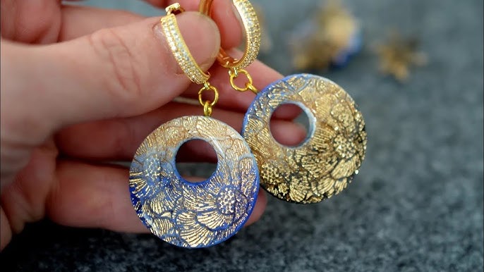 How To Apply Earring Backings to Polymer Clay Earrings Like A PRO! 