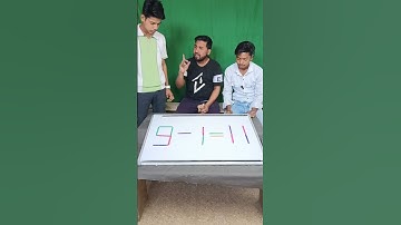 6-1=11 समीकरण को ठीक करो तो जाने #newpuzzles #braintestsolution #puzzles #tricks #brainmasti