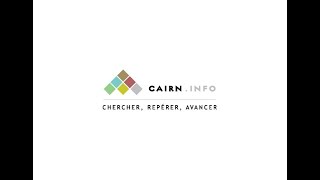 Présentation de Cairn, portail de revues et ouvrages en sciences humaines et sociales Présentation de Cairn, portail de revues et ouvrages en sciences humaines et sociales