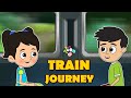 Train Journey | Gattu Chinki and Train | Animated Stories | English Cartoon | Moral Story | PunToon