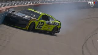 RYAN BLANEY CRASH - 2024 AUTOTRADER 400 NASCAR CUP SERIES AT TEXAS