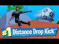 Distance drop kicking the soccer ball toy as Neymar Jr Location - Fortnite