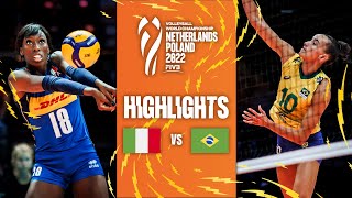 🇮🇹 ITA vs. 🇧🇷 BRA - Highlights  Phase 2| Women's World Championship 2022