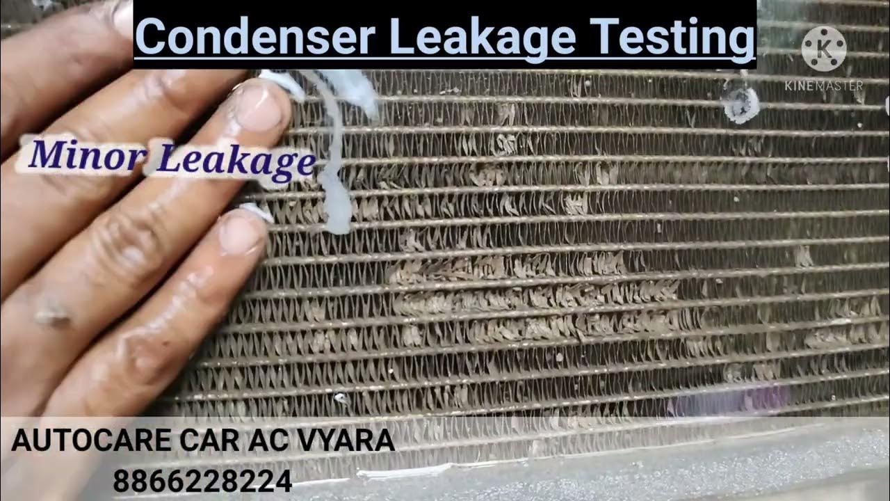 Car Ac condenser Leakage Testing - YouTube