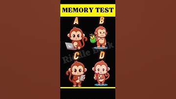 Memory Test -30🕵️‍♂️Remember Me || How Good Your Eyes || Riddle Puzzle Solving #shorts