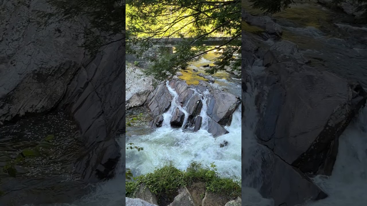 Beautiful Meigs Falls in Great Smoky Mountains National Park