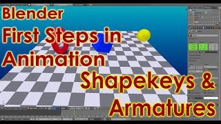 Blender - Basics of Animation - Shapekeys & Armatures