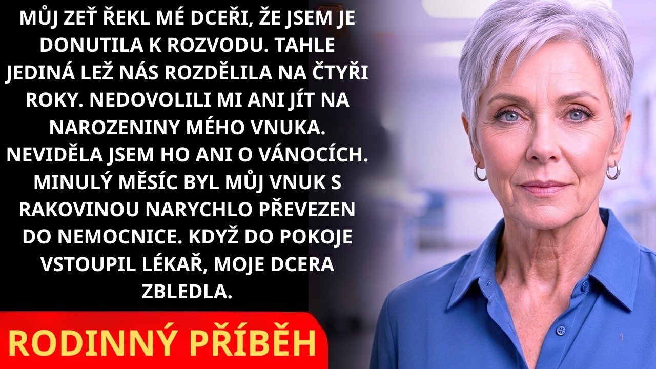 Můj zeť stál v nemocniční chodbě a s falešným úsměvem mi řekl: „Lauren si mě vybrala. A až to skončí, zase si mě vybere.“ Jenže čtyři roky před tímhle okamžikem mi dcera sdělila, že už se mnou...