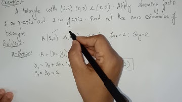 2D Shearing with example | Transformation | CG | Computer Graphics | Lec-24 |  Bhanu Priya
