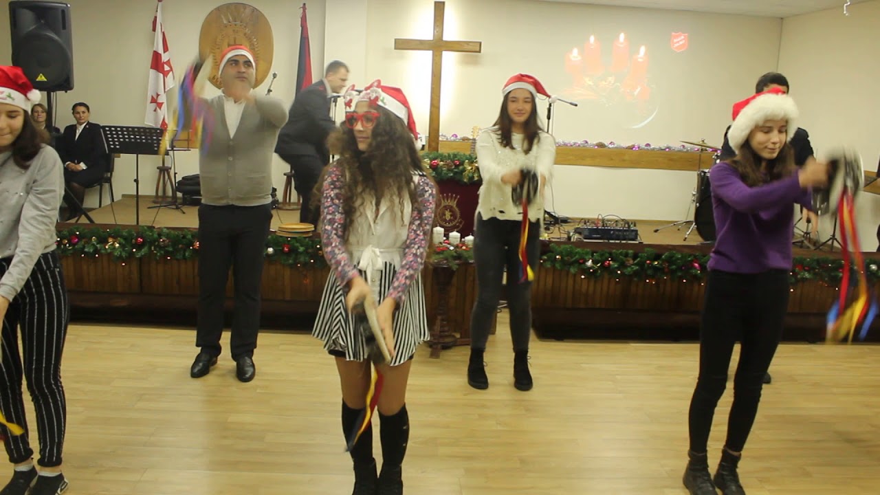 Rustavi Salvation Army corps Megobroba - Christmas tambourines 2018 ...