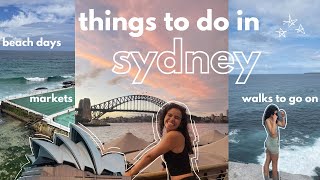 What to do in Sydney for 5 days | Australia travel vlog (beach days, markets and scenic walks)