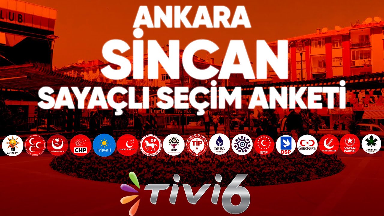 Sayaçlı Seçim Anketi | Sincan | Ankara