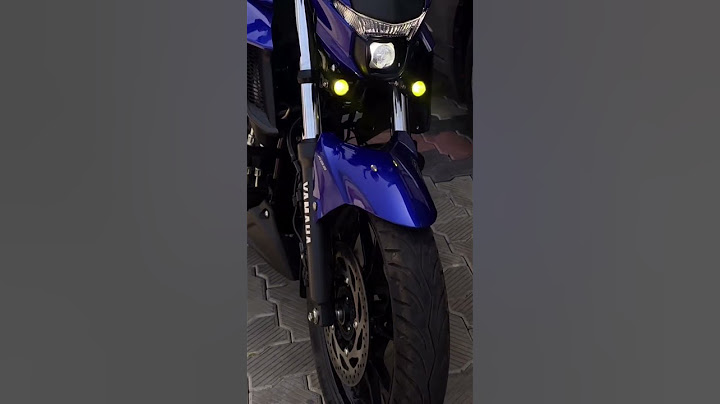 Yamaha FZ fog light