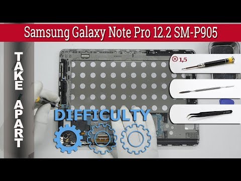How to disassemble 📱 Samsung Galaxy Note Pro 12.2 SM-P905 Take apart