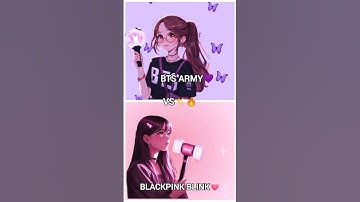 bts army vs blackpink💜💗 #blackpink #bts #makeup #kpop #yg #hybe #army #blink