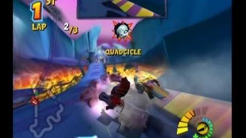 Crash Tag Team Racing PS2 TIRE AND ICE