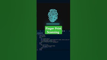 Finger Scanning Animation in HTML & CSS 💻✨ #coding #shorts #animation #html #css