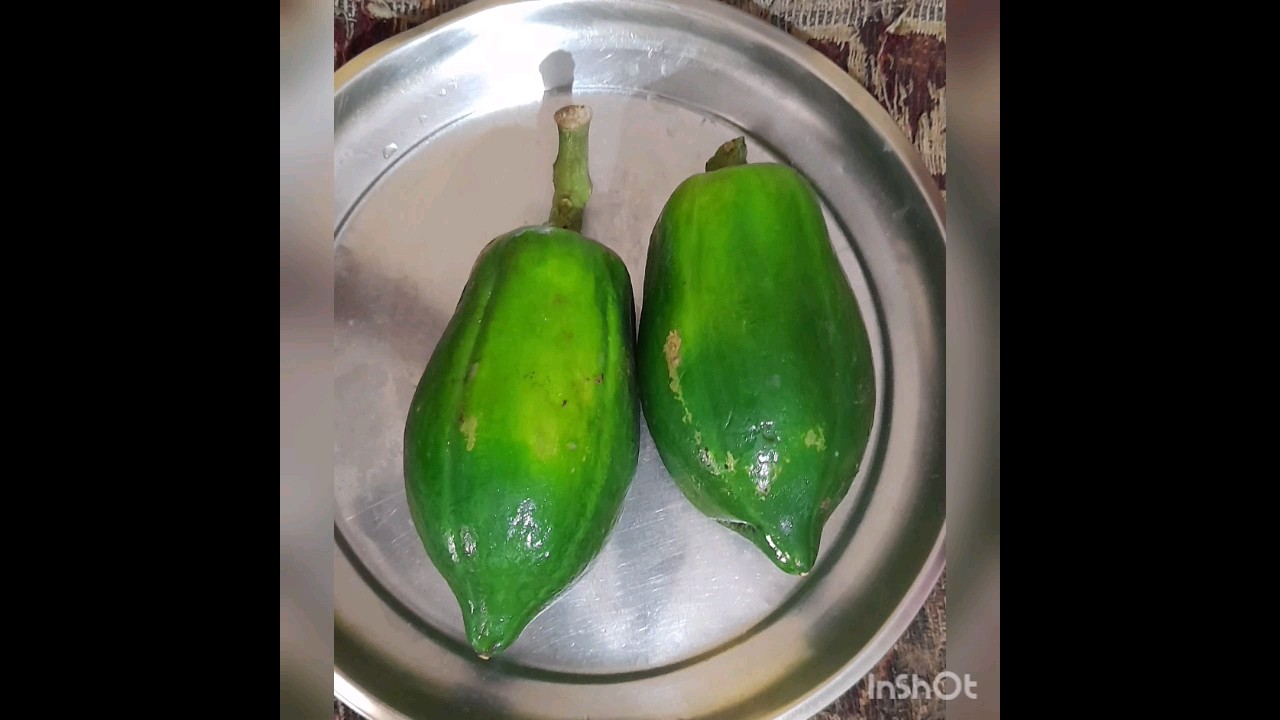 Boti blade Papaya cutting | Papaya fruit cutting 