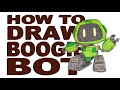 How to draw boogie bot poppy playtime