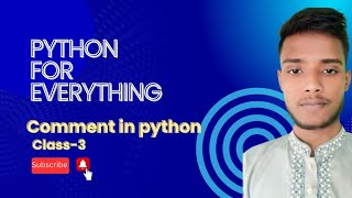 👉 Python Comments Explained - How to Use Comments in Python | Bangla Tutorial for Beginners