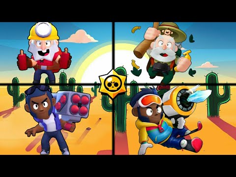 NEW SKINS FOR ALL BRAWLERS (24/24) BY GEDI-KOR | BRAWL ...