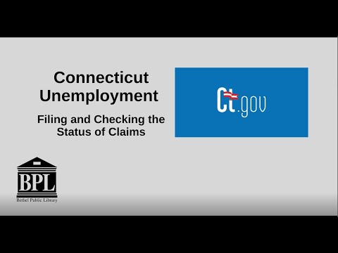 CT Unemployment.  How to file/check status of CT unemployment claims.