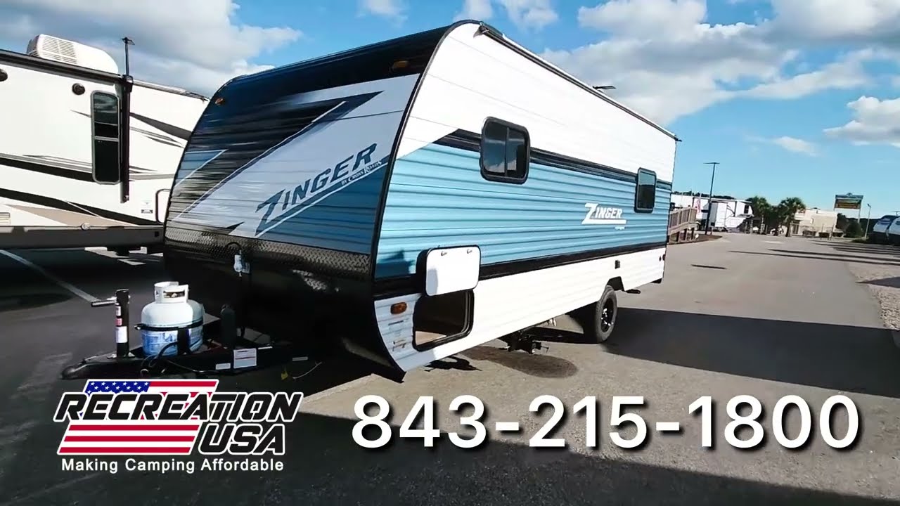 New 2025 CrossRoads RV Zinger Lite ZR18QB Travel Trailer‬