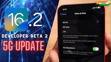 iPhone 5G Update 🇮🇳 Airtel, Jio News Update 🔥 iOS 16.2