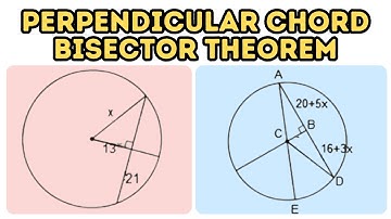 Perpendicular Chord Bisector Theorem