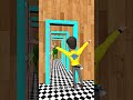 What surprises await behind the door? Mr Beast and T-Rex #mrbeast   #scaryteacher3d  #funny