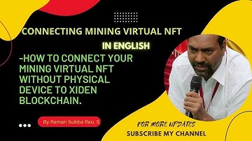 CONNECTING MINING VIRTUAL NFT TO XIDEN POOL SO SIMPLE