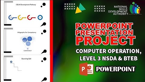 PowerPoint presentation project as per specification ।। Computer Operation, Level 3 ।। NSDA & BTEB