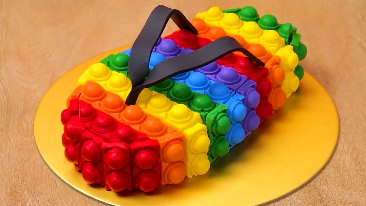 Is it CAKE or FAKE? 😱🧁 Realistic Chocolate Cake | Footwear Pop It Cake Recipe