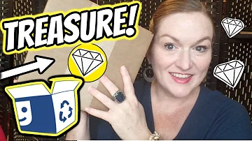 5 Pound Goodwill Blue Box Jewelry Unboxing | Jewelry Jar Haul to Resell on Ebay