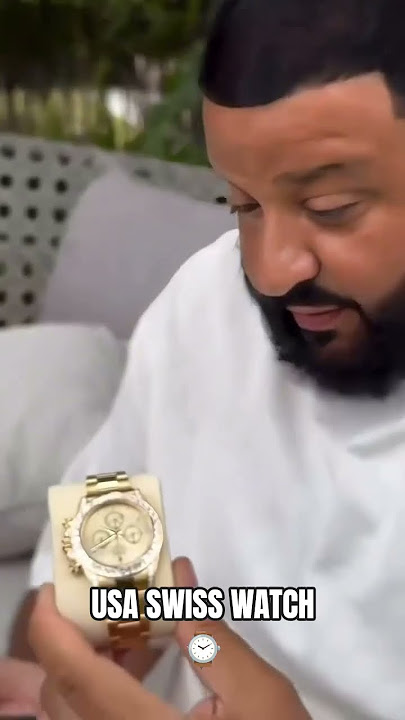 Dj Khaled acquired one of his absolute dream watches The 18ct yellow gold Rolex #djkhaled #shorts