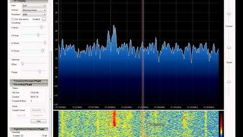 RTL - SDR - YAESU FT-101ZD from IF -  20m band