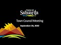 Town Council Meeting - September 26 2022