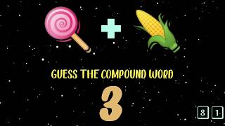 Guess the Compound Word Using Emoji - 2 Pics 1 Word Game (100 Item Quiz) screenshot 5