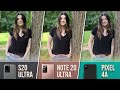 Note 20 Ultra Camera vs  S20 Ultra vs  Pixel 4a!