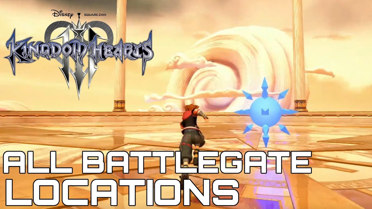 kingdom Hearts 3 ALL BATTLEGATE LOCATIONS & REWARDS (ALL SECRET REPORTS