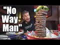 $100 TOWERING BURGER CHALLENGE (The Biggest in Arkansas) | Grub&#39;s &quot;Big Boy&quot; Cheeseburger Challenge