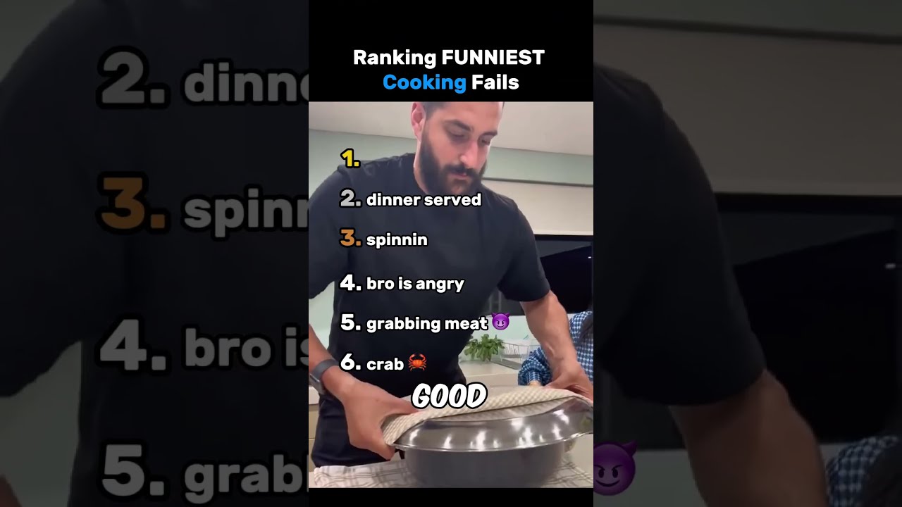 Ranking The Top 6 Funniest Cooking Fails