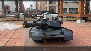RC Tank Autoloader. M1A2 Abrams RC tank 1/9 scale.